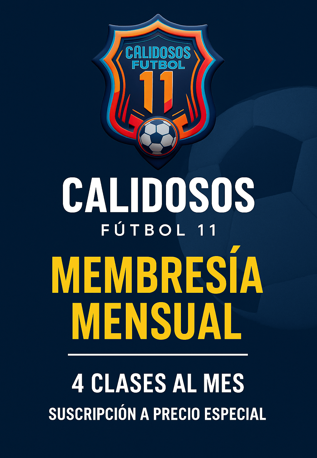 "Suscripción Mensual Calidosos futbol 11"
